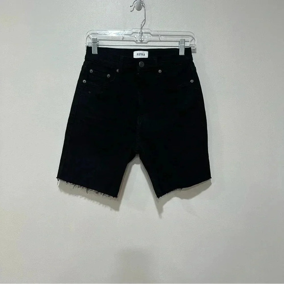 Pistola IZZY HIGH-RISE SLIM BERMUDA SHORTS IN OXFORD 27 - Picture 3 of 8